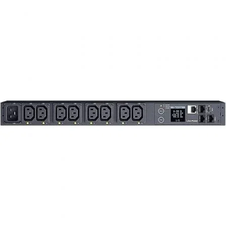 CyberPower PDU41005 - Unidad de Distribución de Energía PDU Rack 1U, 8 Salidas IEC C13 Controlables de forma Remota, 16A, 230V, LCD a Color, con Monitorización y Software PowerPanel CyberPower PDU41005 - Unidad de Distribución de Energía PDU Rack 1U, 8 Salidas IEC C13 Controlables de forma Remota, 16A, 230V, LCD a Color, con Monitorización y Software PowerPanel